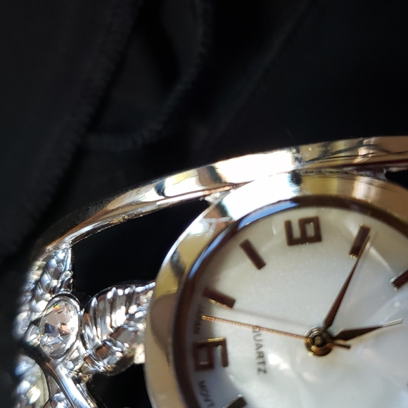 Collezio Two-tone Cuff Bracelet Watch - Picture 8 of 17